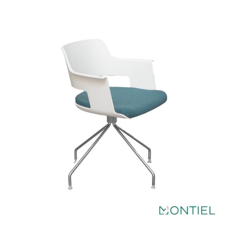 Silla Blanca para Salas de Espera de Forma 5 - Montiel