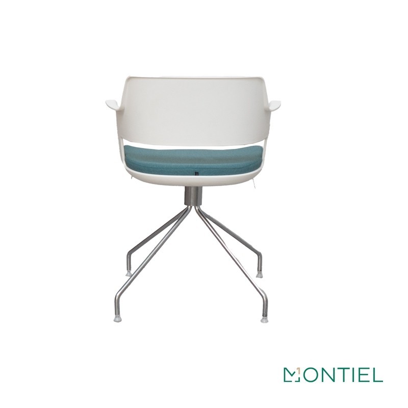 Silla Blanca para Salas de Espera de Forma 5 - Montiel