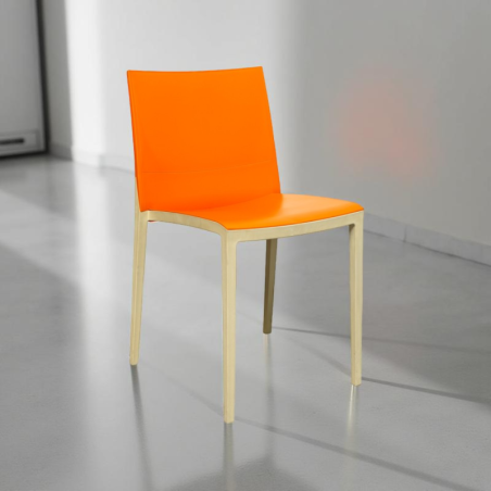 Silla Confidente Oficina sin brazos Naranja de Gaber