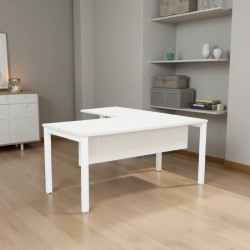 Escritorio en L Blanco Basic de Kunna Escritorio en L Blanco Basic de Kunna