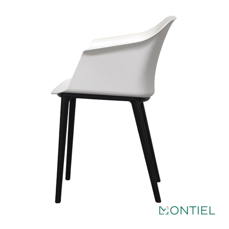 Silla Confidente Blanca Aurora de Ofita - Reoffice