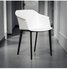 Butaca Individual para Recepciones Blanca Aurora de Ofita...