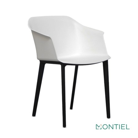 Silla Confidente Blanca Aurora de Ofita - Reoffice