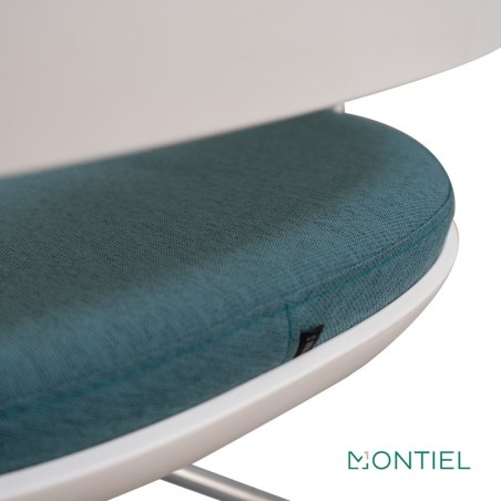 Silla Blanca para Salas de Espera de Forma 5 - Montiel