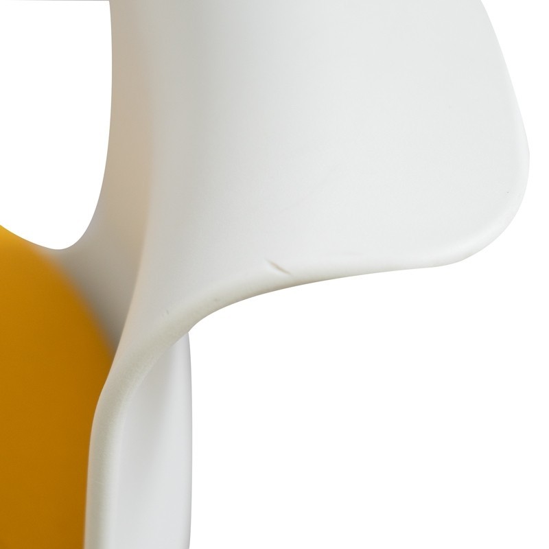 Taburete con Respaldo y Asiento Giratorio de Bene - Montiel
