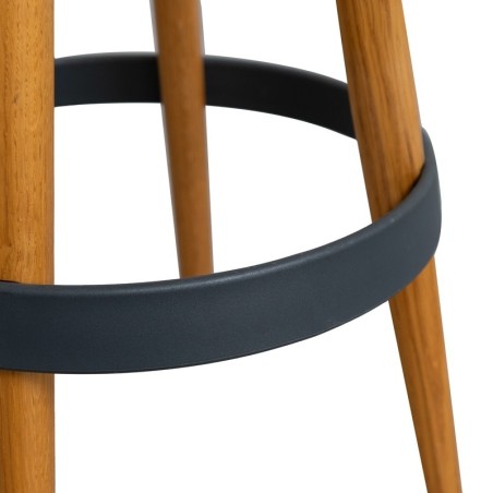 Taburete con Respaldo y Asiento Giratorio de Bene - Montiel