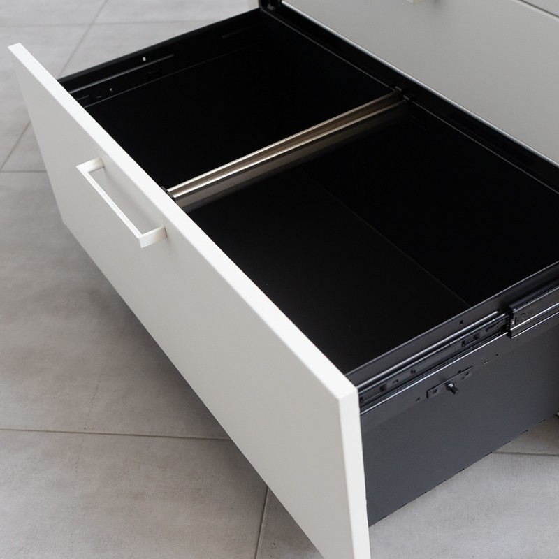 Armario Metálico Bajo Blanco de Steelcase - Montiel
