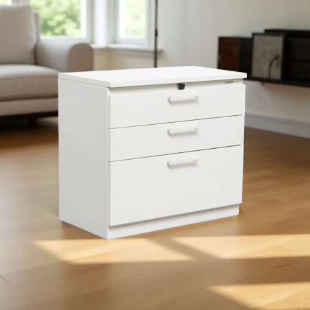 Armario Metálico Bajo Blanco de Steelcase - Montiel
