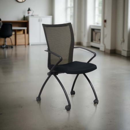 Silla Salas de Espera con Ruedas Comforto de Haworth - Montiel