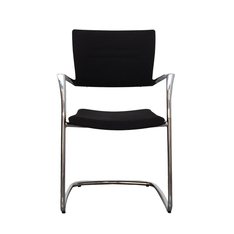 Silla Confidente Oficina Cromada Zas de Dynamobel - Montiel
