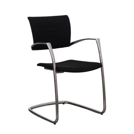Silla Confidente Oficina Cromada Zas de Dynamobel - Montiel