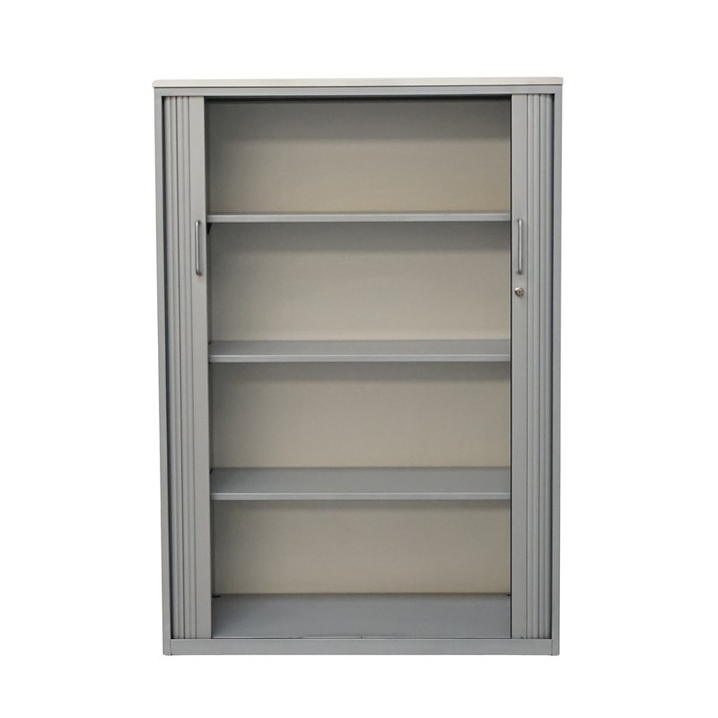 Armario Mediano Metal Gris con Puertas de Permasa - Montiel