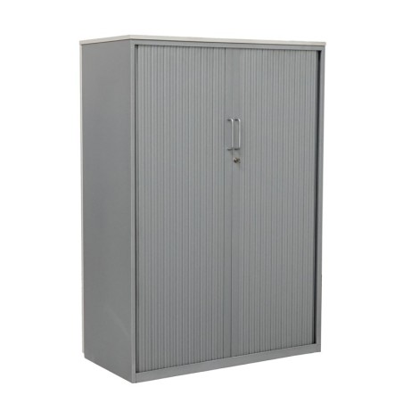 Armario Mediano Metal Gris con Puertas de Permasa - Montiel