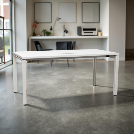 Mesa Oficina Blanca 160x80 Ottima de Steelcase - Montiel