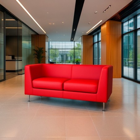 Sofá 2 y 3 Plazas Mod. Montecarlo Tapizado Piel - Montiel