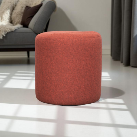 Asiento Puf rojo Forthink de Ofita - Reoffice