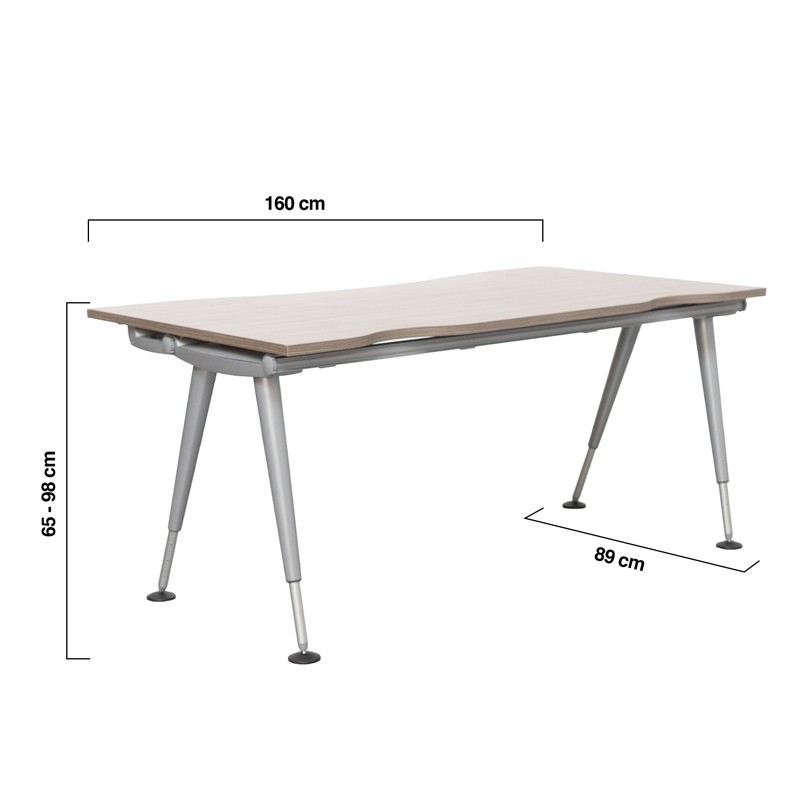 Mesa Oficina con Forma Curva Herman Miller - MONTIEL