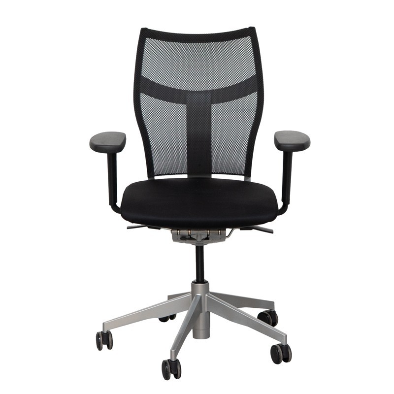 Silla Ergonómica Giratoria Negra Zas de Dynamobel - MONTIEL