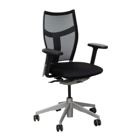 Silla Ergonómica Giratoria Negra Zas de Dynamobel - MONTIEL