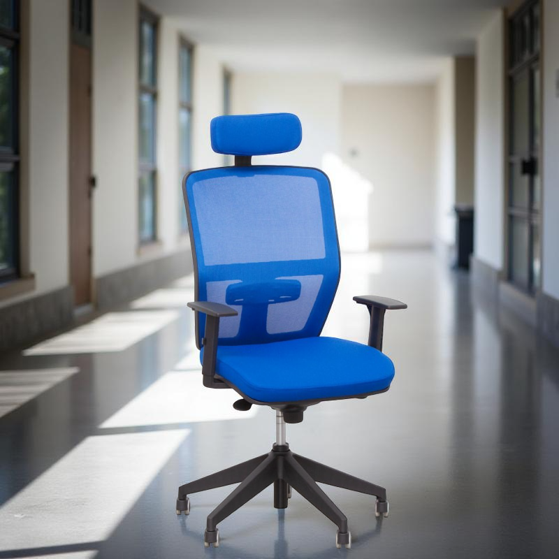 Silla Ergonómica JM Respaldo Malla de Kunna - Muebles Montiel