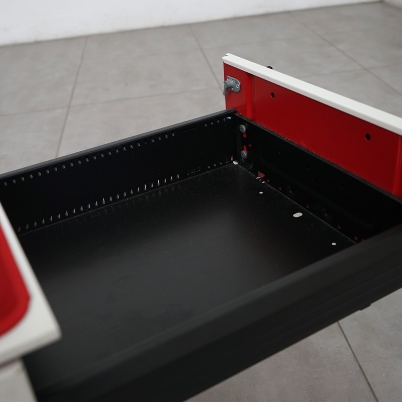 Cajonera Metálica Blanca con Cojín de Steelcase - Montiel