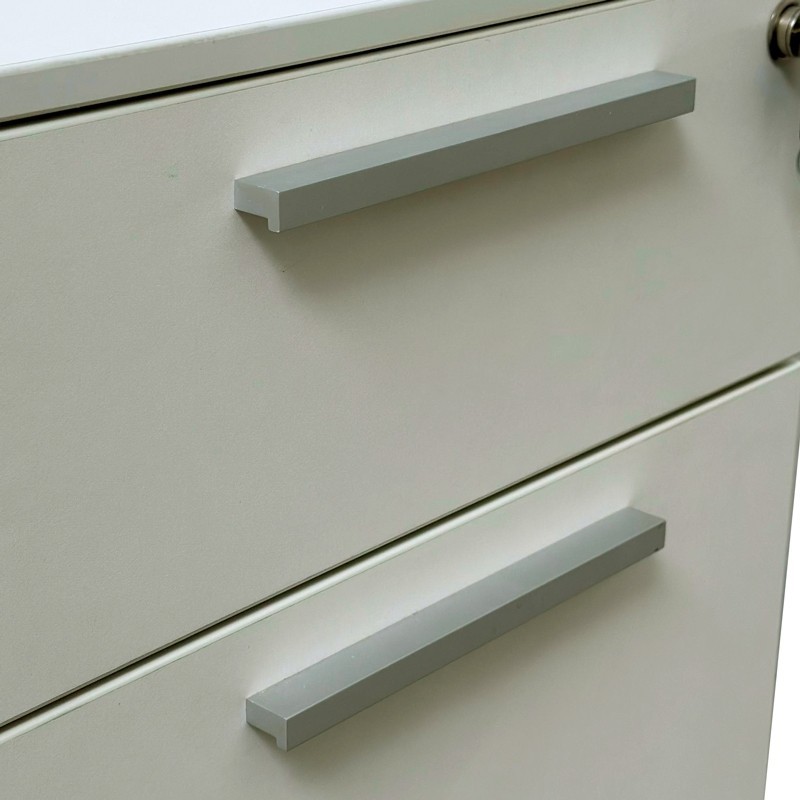 Cajonera Madera Blanca con 2 Cajones de Steelcase - Montiel