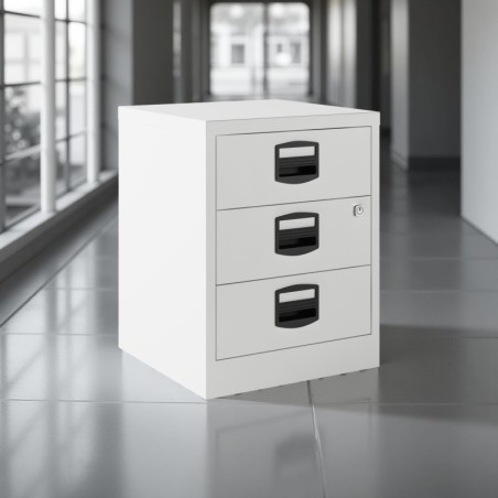 Cajonera 3 Cajones Metálica Rodante de Bisley - Montiel