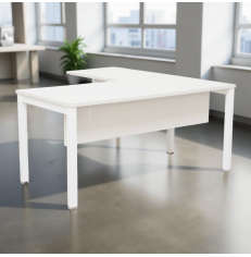 Escritorio en L Blanco Basic de Kunna