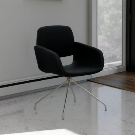 Silla Confidente Símil Piel Aita de DileOffice - Montiel