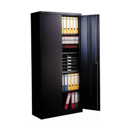 Armario Metálico Gris 4 Estantes de Bisley - Montiel