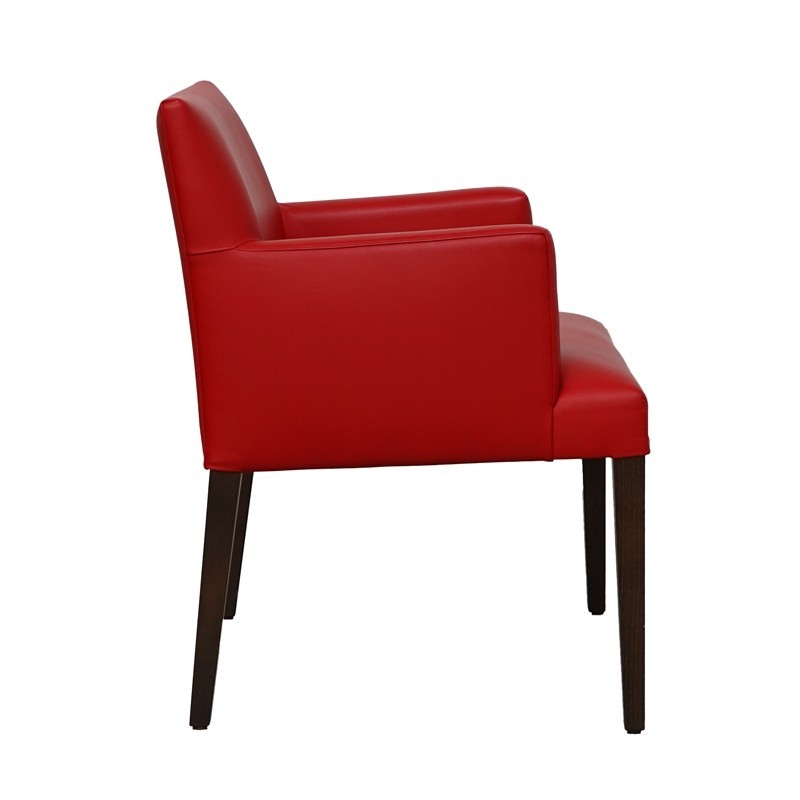 Butaca para Salas de Espera Piel Roja MM1686 - Montiel