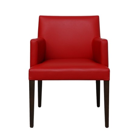 Butaca para Salas de Espera Piel Roja MM1686 - Montiel