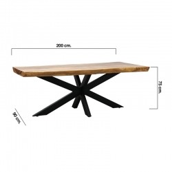 Mesa Suar 200x90 cm. de Madera Maciza Mesa Suar 200x90 cm. de Madera Maciza