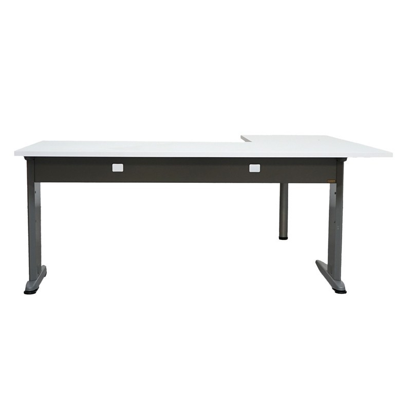 Mesa Blanca de Madera 160x170 cm. con Ala de Levira - Montiel