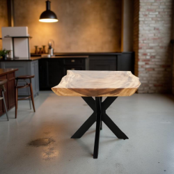 Mesa Suar 200x90 cm. de Madera Maciza Mesa Suar 200x90 cm. de Madera Maciza