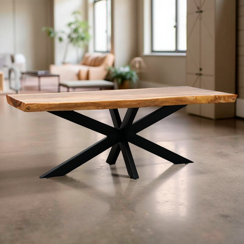 Mesa Suar 200x90 cm. de Madera Maciza Mesa Suar 200x90 cm. de Madera Maciza