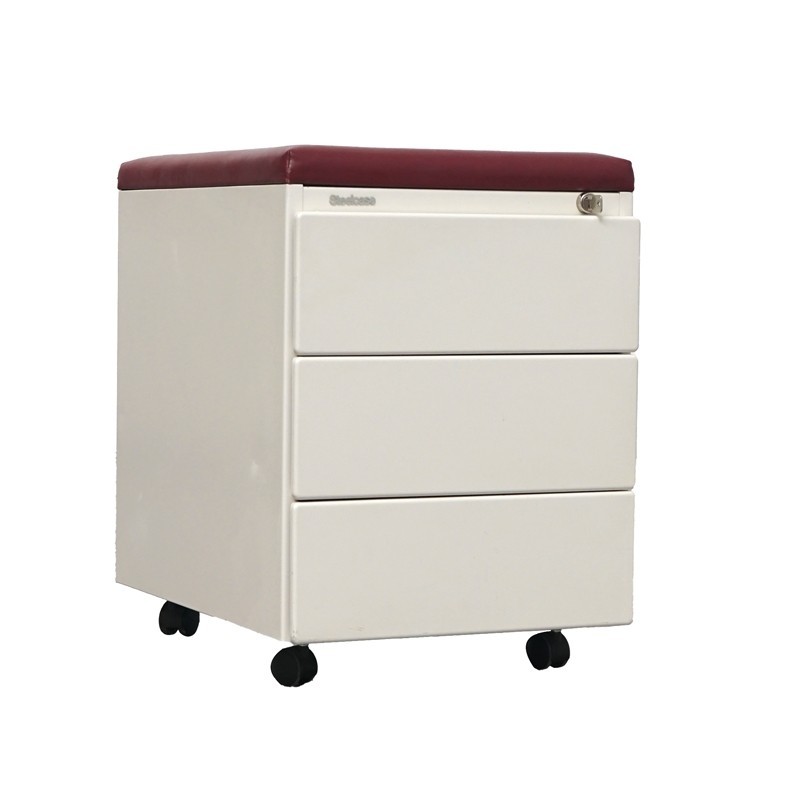 Cajonera Oficina Metálica Blanca de Steelcase - Montiel