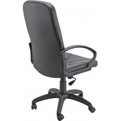 Sillón Dirección Cuero Negro DANTE de Unisit