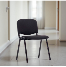 Silla Confidente Oficina LEO Tapizada de Kunna