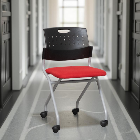 Silla Confidente con ruedas para Escritorio MM1553 de Montiel