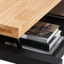 Mesa Centro Elevable Loft 120 x 60 cm.