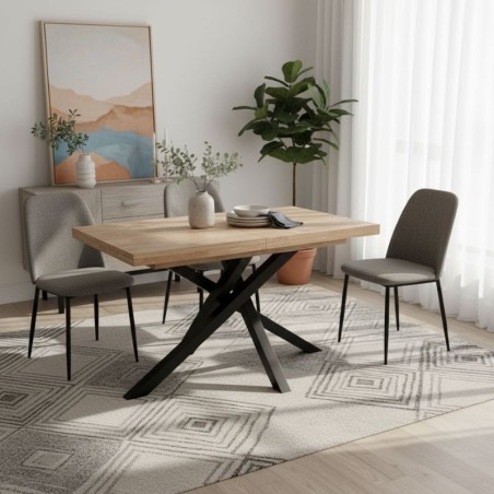 Mesa de Comedor Extensible Axen 140 cm, - Montiel