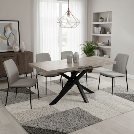 Mesa de Comedor Extensible Axen 140 cm. - Montiel