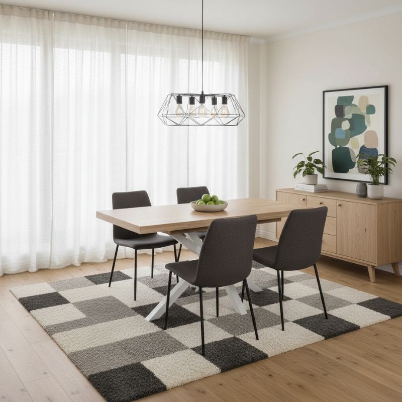 Mesa de Comedor Extensible Axen 140 cm, - Montiel