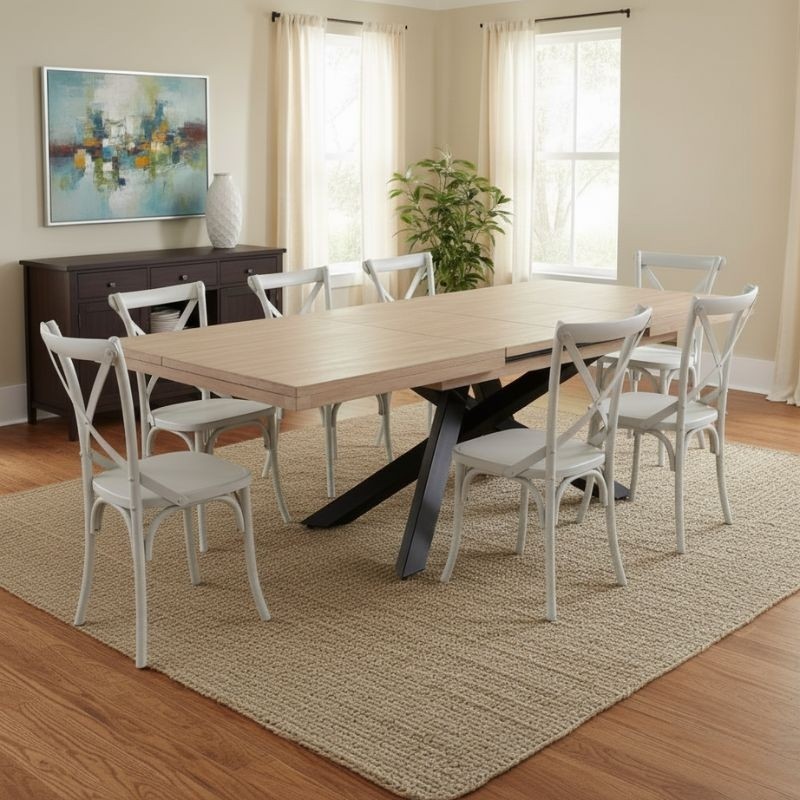 Mesa Extensible de Comedor Axen 160 cm. - Montiel