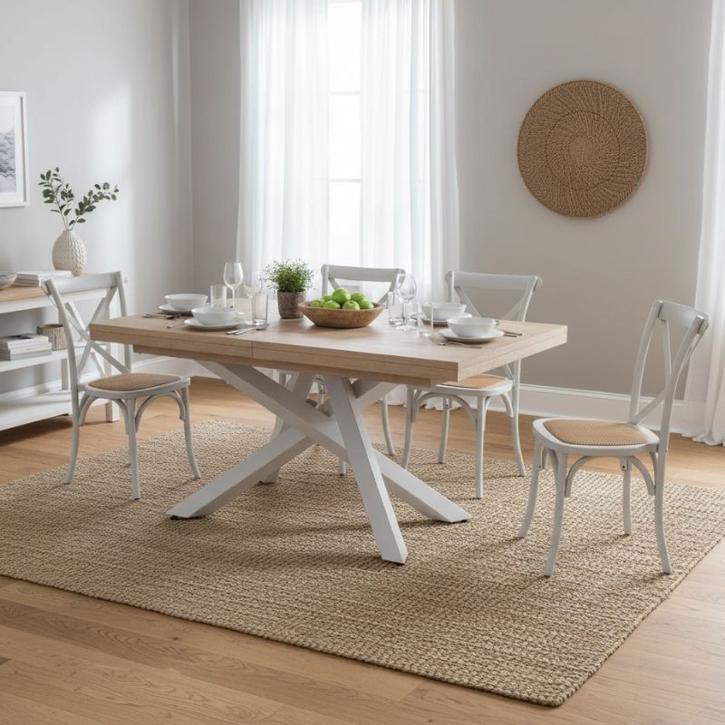 Mesa Extensible de Comedor Xena 160 cm. - Montiel