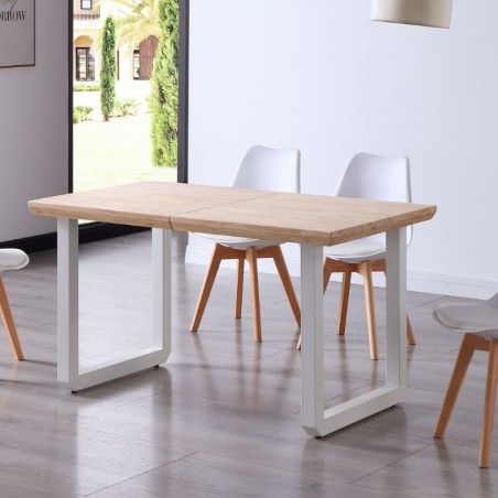 Mesa Extensible de Comedor Vestra 140-180-220x80 cm. - Montiel