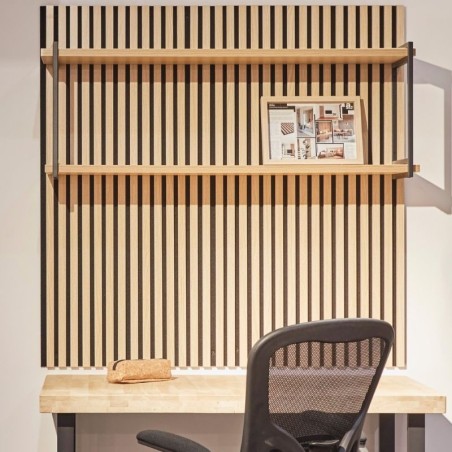 Panel Decorativo Acústico 120x60 cm. Wood Sound Wall - Montiel
