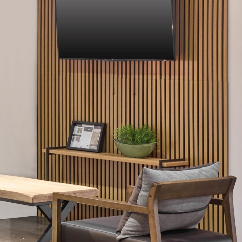 Panel Decorativo Acústico 120x60 cm. Wood Sound Wall - Montiel