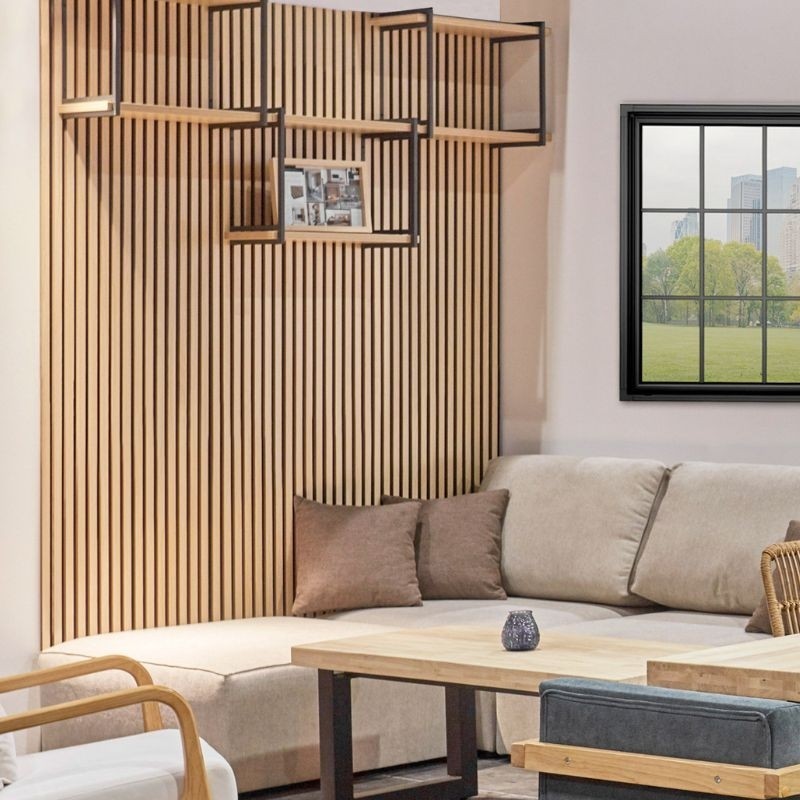 Panel Acústico 240x60 cm. Wood Sound Wall - Montiel